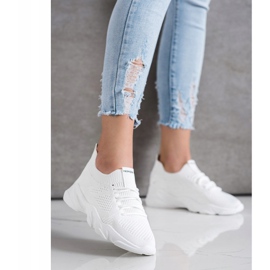 SHELOVET Calzado deportivo sin cordones blanco 3