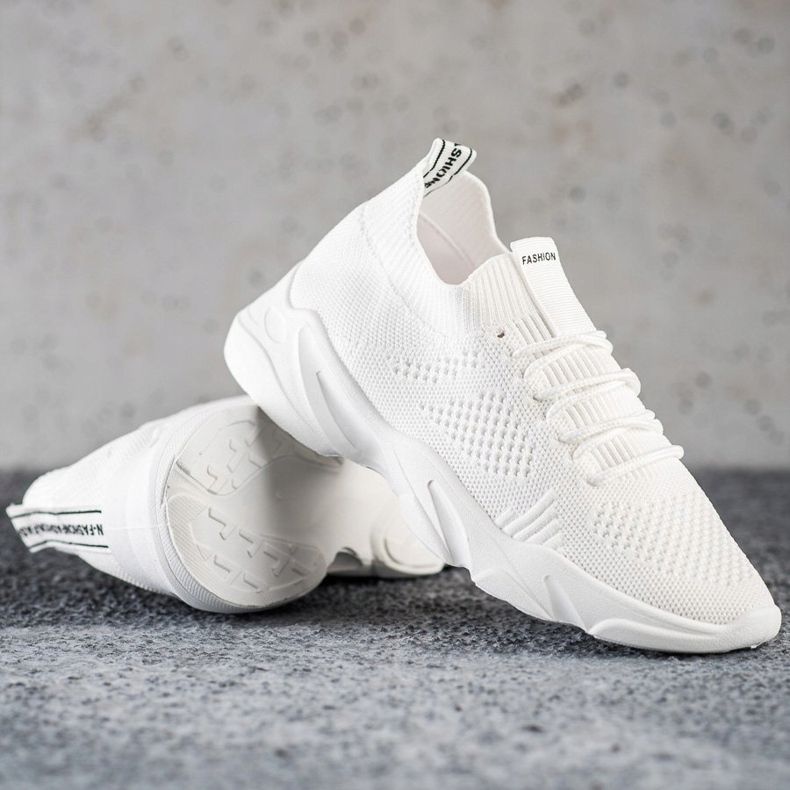 SHELOVET Calzado deportivo sin cordones blanco 1