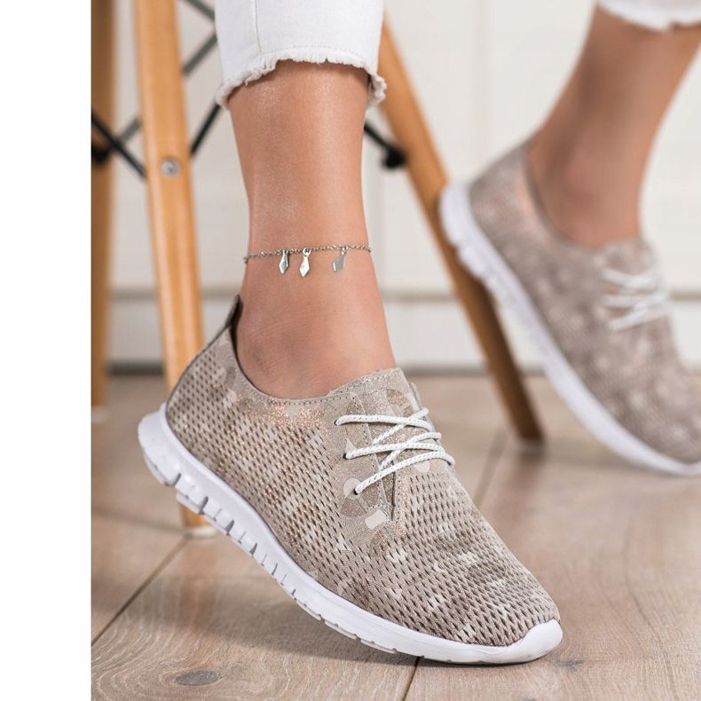 Goodin Zapatos de cuero ligero beige marrón 2