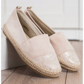 Bestelle Alpargatas de ante beige 2