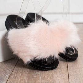 Evento Zapatillas con piel rosado 3