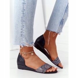 Sandalias Piel Maciejka 1971-59 Negra y Gris beige marrón negro 3