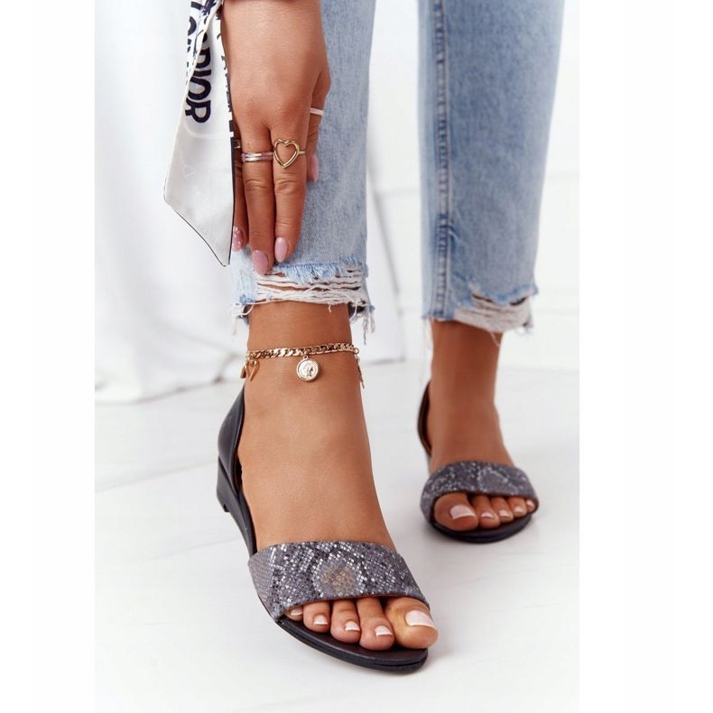 Sandalias Piel Maciejka 1971-59 Negra y Gris beige marrón negro 2