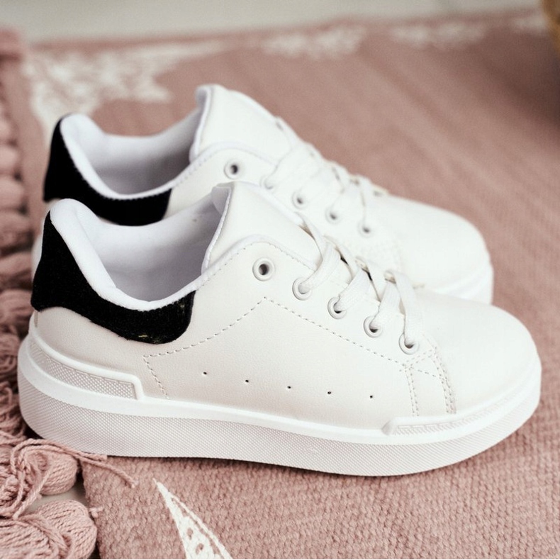 FRROCK Deportivas Juveniles Infantiles Bilbo Blancas blanco negro 1