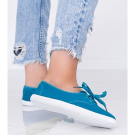 Zapatillas de mujer mesa turquesa verde 2