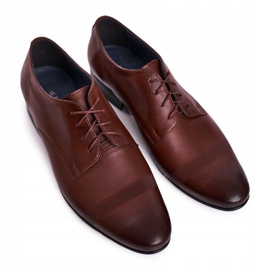 Bednarek Polish Shoes Pantuflas Hombre Piel Bednarek 804 Marrón Oscuro 4