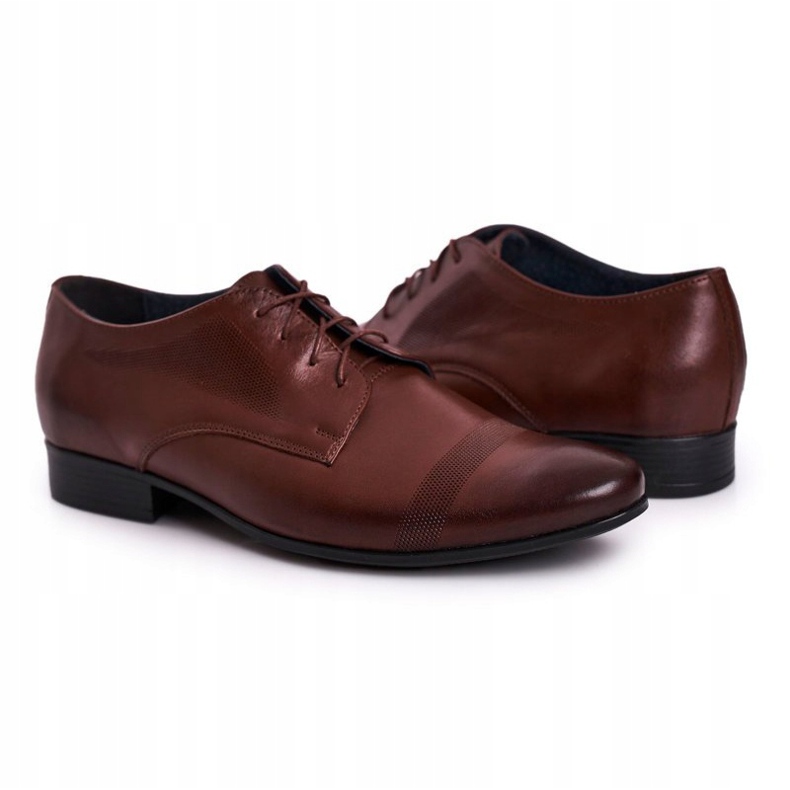 Bednarek Polish Shoes Pantuflas Hombre Piel Bednarek 804 Marrón Oscuro 3