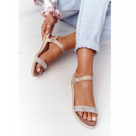 S.Barski Sandalias Con Circonita S. Barski 701-18 Beige 3