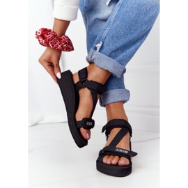 Sandalias Espuma Negra Con Cuña Big Star FF274A349 negro 4