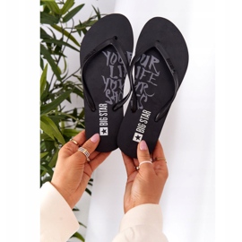 Chanclas de mujer Big Star FF274A309 Negro 2