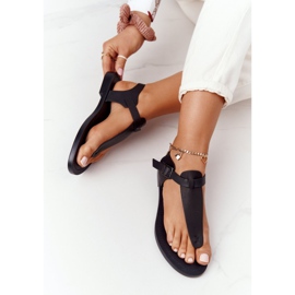 Sandalias Piel Chanclas Big Star HH274700 Negro 5
