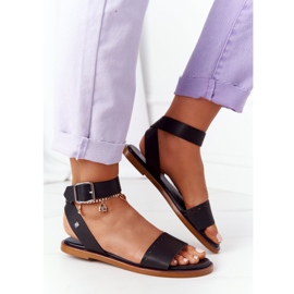 Sandalias Piel Big Star HH274720 Negro 3