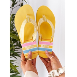 Chanclas de Mujer Big Star HH274A055 Amarillo 5