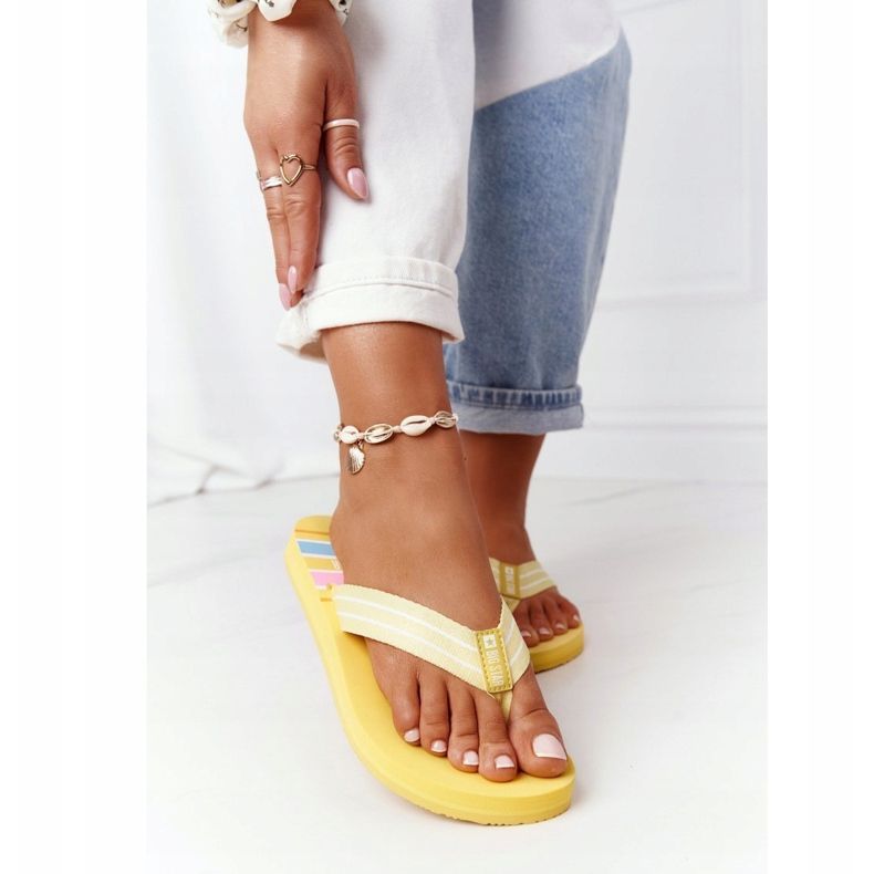 Chanclas de Mujer Big Star HH274A055 Amarillo 2