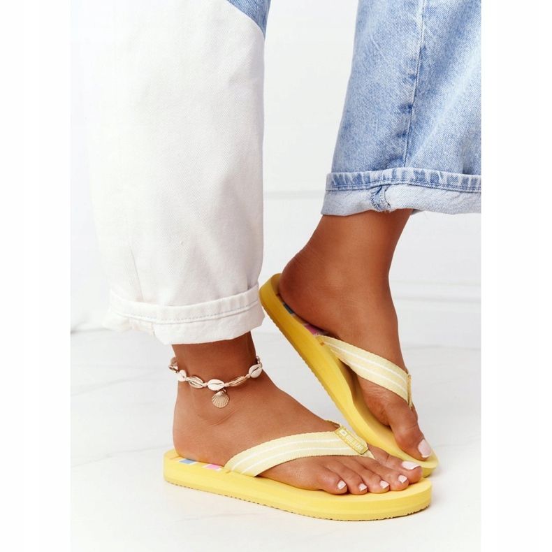 Chanclas de Mujer Big Star HH274A055 Amarillo 1