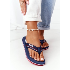 Chanclas de Mujer Big Star HH274A059 Azul Marino 4