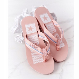 Chanclas de mujer Big Star HH274A060 Pink rosado 1