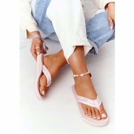 Chanclas de mujer Big Star HH274A060 Pink rosado 4