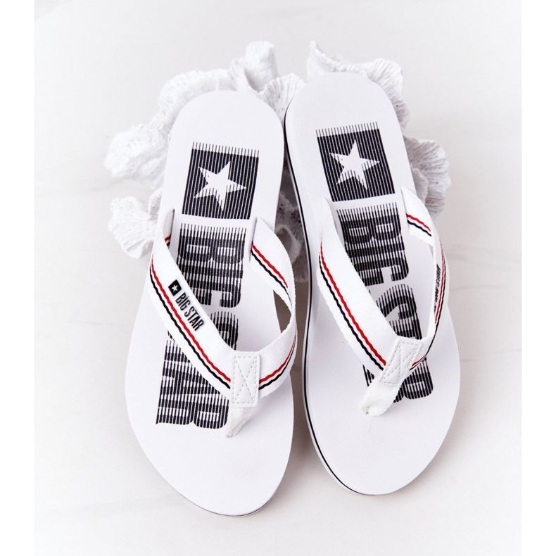 Chanclas de Mujer Big Star HH274A062 Blanco 1