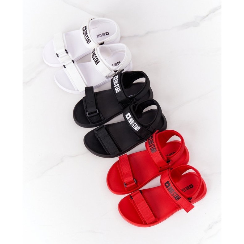 Sandalias deportivas de mujer Big Star HH274A026 Blanco 2