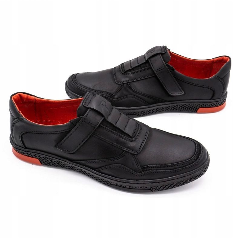 Polbut Zapato casual hombre piel 2102 negro 4