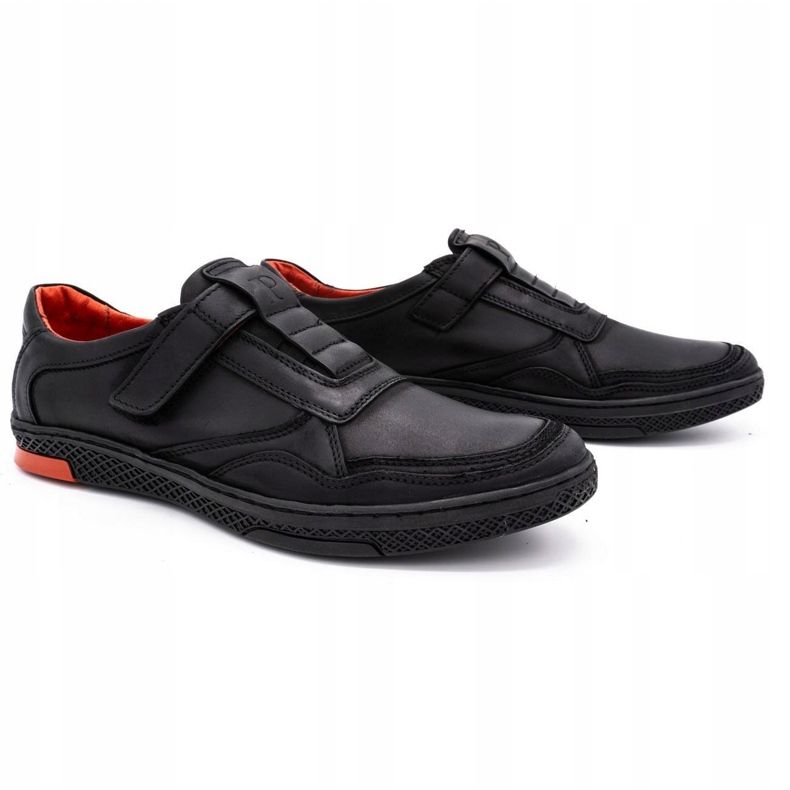 Polbut Zapato casual hombre piel 2102 negro 3
