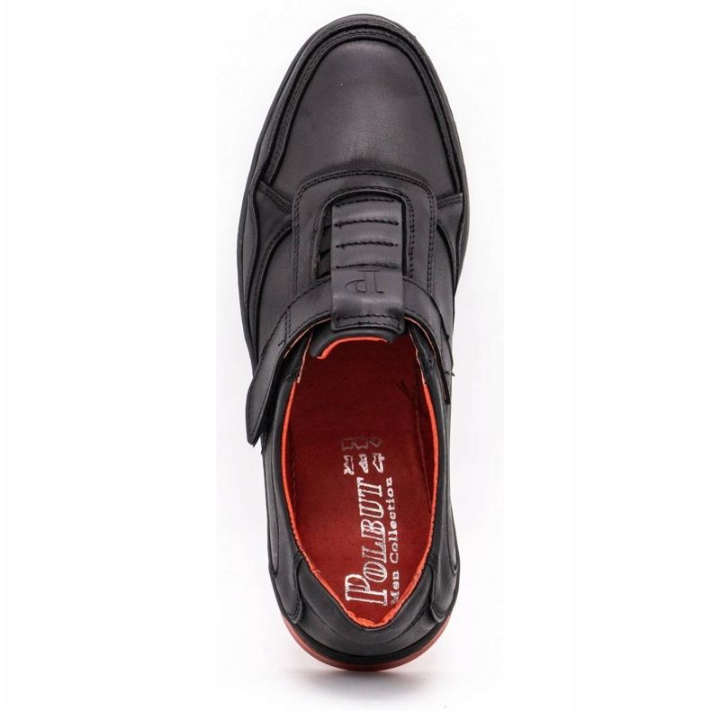 Polbut Zapato casual hombre piel 2102 negro 2
