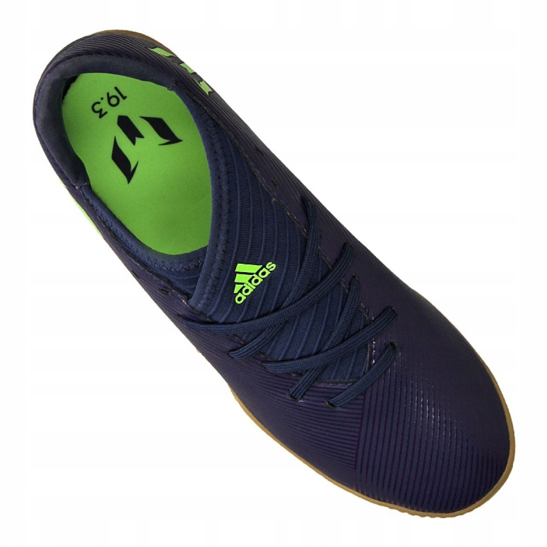 Zapatillas Adidas Nemeziz Messi 19.3 In Jr EF1815 azul azul 4