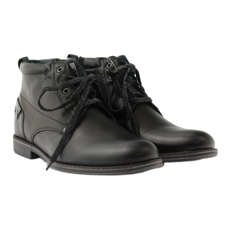 Riko zapatos de hombre botas botines 791 negro 4 Riko zapatos de hombre botas botines 791 negro 4