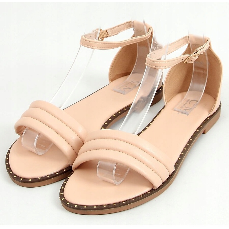 Pink 55-93 Sandalias tobilleras rosa rosado 1