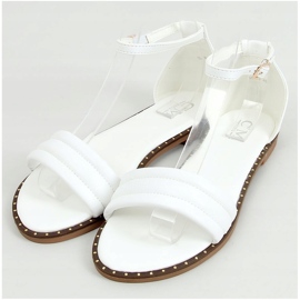 Blanco 55-93 Sandalias tobilleras blancas 1