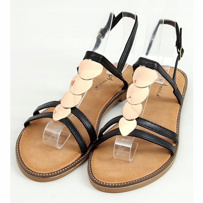 Sandalias de mujer negras N-101 Black negro 1 Sandalias de mujer negras N-101 Black negro 1