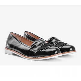 Mocasines lacados Perfect Lady en negro 1