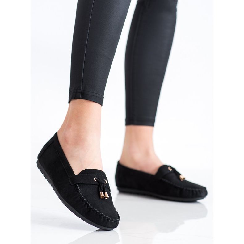 SHELOVET Mocasines casuales negro 1