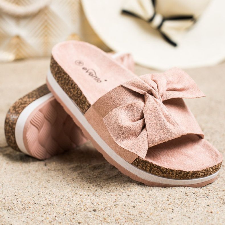 Evento Zapatillas ligeras en la plataforma rosado 1