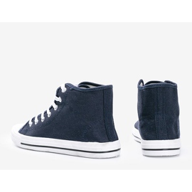 Deportivas hombre azul marino Gin tobillo 2