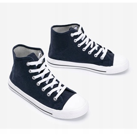 Deportivas hombre azul marino Gin tobillo 3