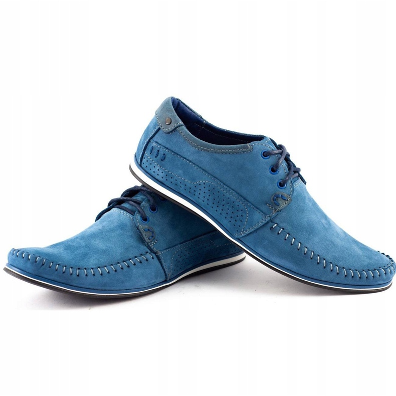 KOMODO Zapatos Mocasines de hombre 875 azul 4