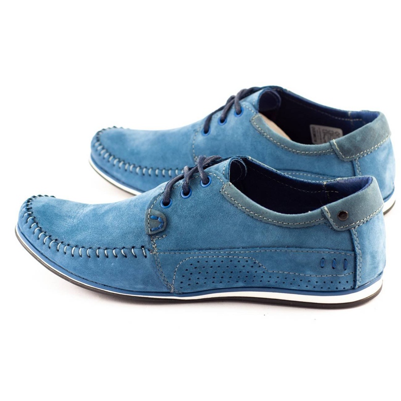 KOMODO Zapatos Mocasines de hombre 875 azul 5