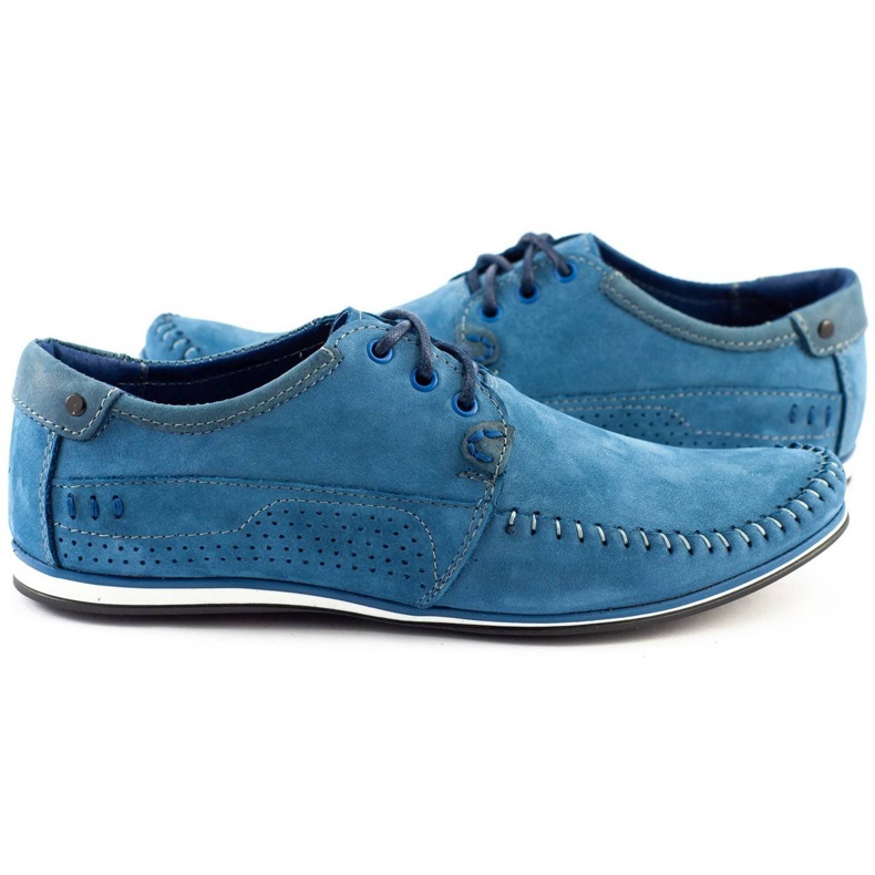 KOMODO Zapatos Mocasines de hombre 875 azul 3