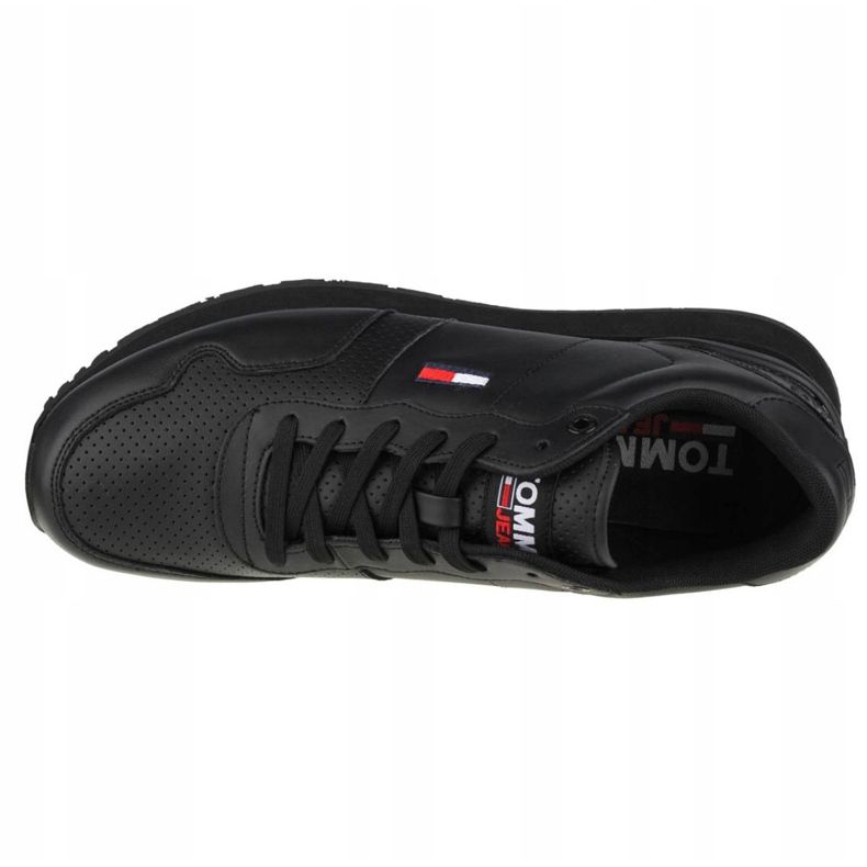 Zapatos Tommy Hilfiger Jeans Lifestyle Lea Runner M EM0EM00665-BDS negro 2