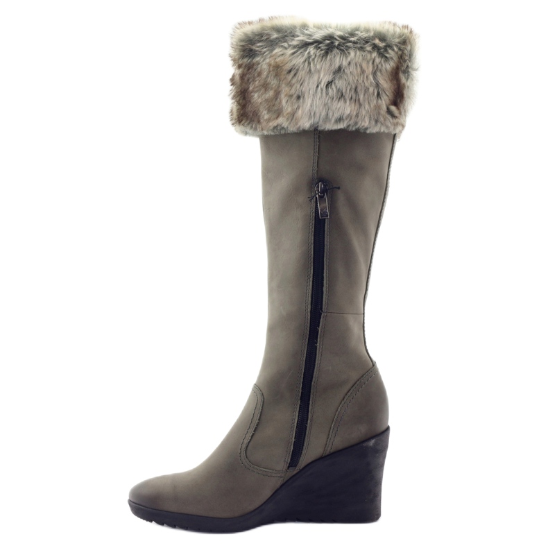 Botas Caprice de Piel con Piel 25607 gris 2