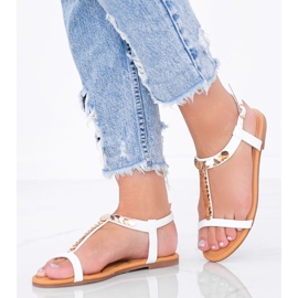 Sandalias mujer emmie blancas blanco 1