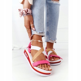 Sandalias de cuña de espuma Big Star HH274A083 Rosa rosado 5