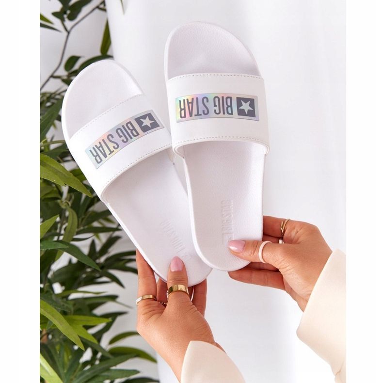 Pantuflas de Mujer Big Star HH274A035 Blanco 1