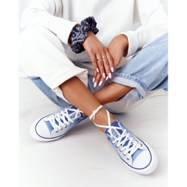 Zapatillas de Mujer Big Star HH274129 Ombre Azul Marino blanco 1