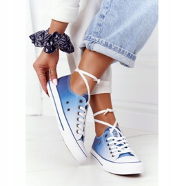 Zapatillas de Mujer Big Star HH274129 Ombre Azul Marino blanco 5