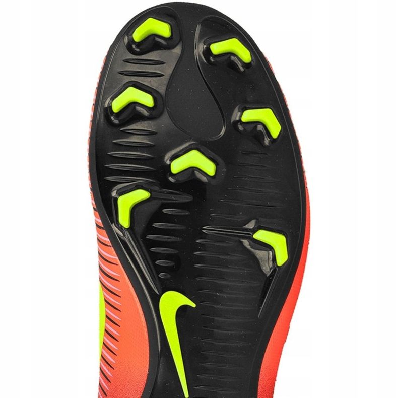Zapatillas de fútbol Nike Mercurial Vapor Xi Fg Jr 831945-870 multicolor rojo 1