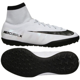 Calzado de fútbol Nike MercurialX Victory Vi blanco negro blanco 5