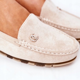 PS1 Mocasines Mujer Ante Beige Madelyn 1